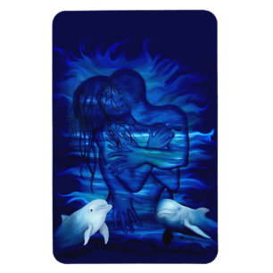 Imán Acto de pasión - emparejar con pareja delfín