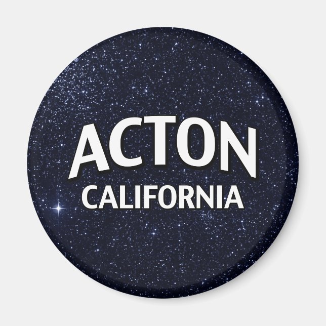 Imán Acton California (Frente)