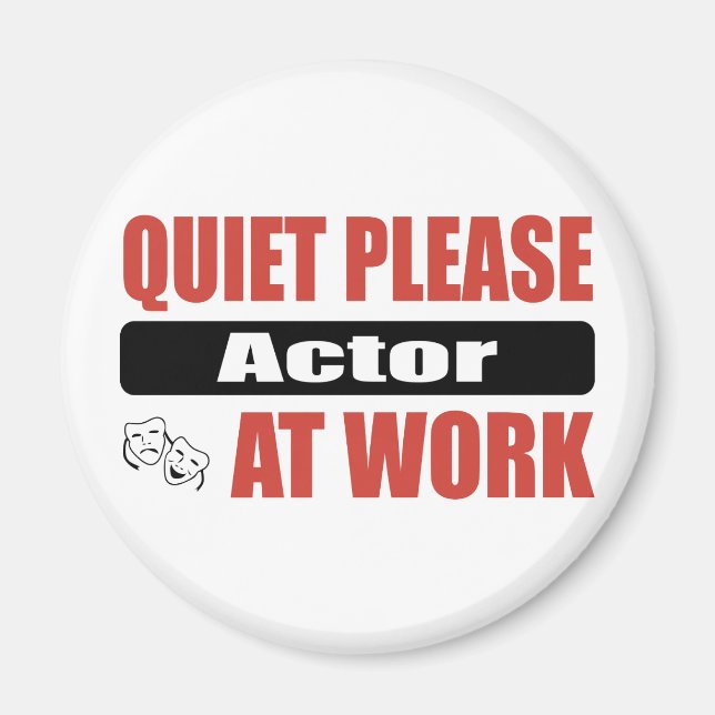 Imán Actor En El Trabajo, Por Favor, Tranquilo (Frente)