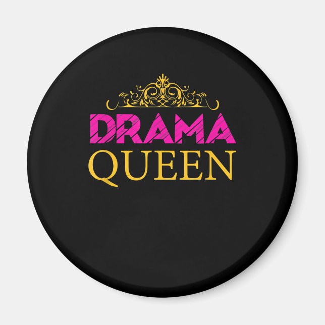 Imán Actriz de televisión de teatro de la corona de rei (Frente)