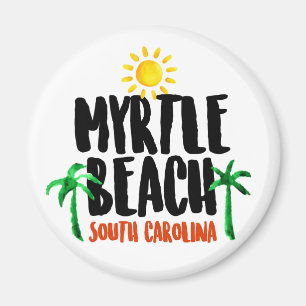 Imán Acuarela de Myrtle Beach