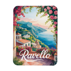 Imán acuarela de Ravello