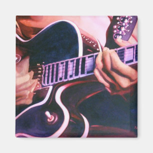 Imán Acuarela del guitarrista del "virtuoso"