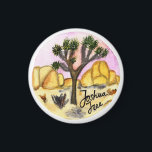 Imán Acuarela del Parque Nacional del Árbol de Joshua<br><div class="desc">Echa un vistazo a este impresionante ilustracion acuático del Parque Nacional Joshua Tree y prepárate para practicar senderismo,  acampada y escalada. ¡Mira también mi tienda para más diseños!</div>