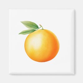 Imán Acuarela Naranja