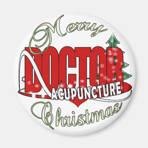 Imán ACUPUNTURA médica MERRY NAVIDAD