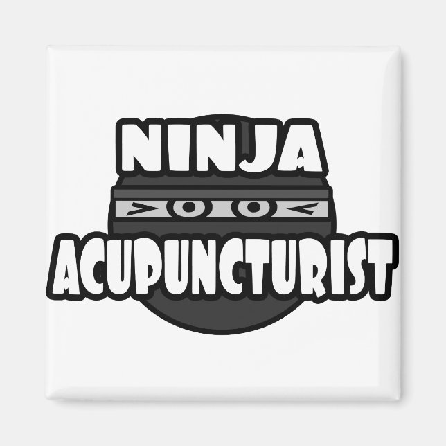 Imán Acupunturista Ninja (Frente)