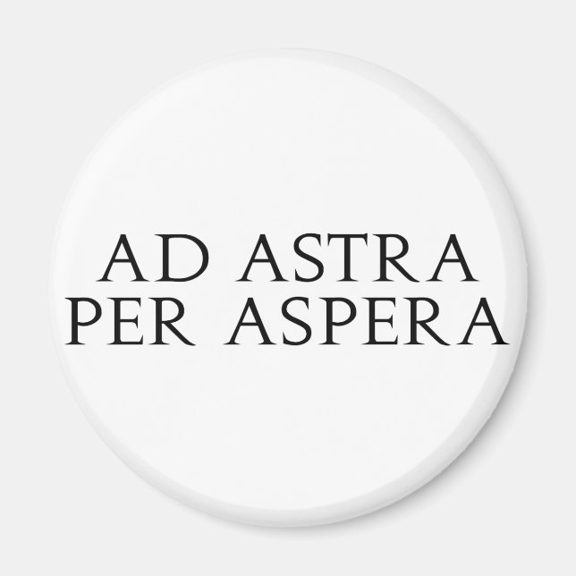 Imán Ad Astra Per Aspera (Frente)