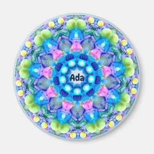 Imán ADA ~ Patrón personalizado de Pascua Fractal ~ Mag