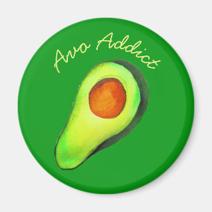 Imán Adagio de aguacates arte lindo verde
