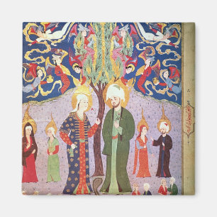 Imán Adán y Eva y sus trece gemelos