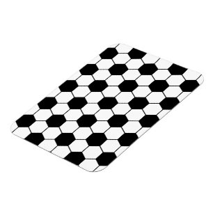 Imán Adapted Soccer Ball pattern Black White