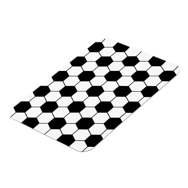 Imán Adapted Soccer Ball pattern Black White (Lado Izquierdo)