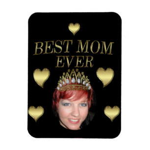 Imán Add Your Photo To A Mothers Day Tiara