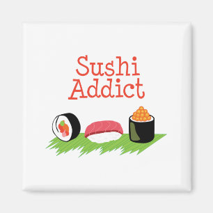 Imán Addicto de sushi