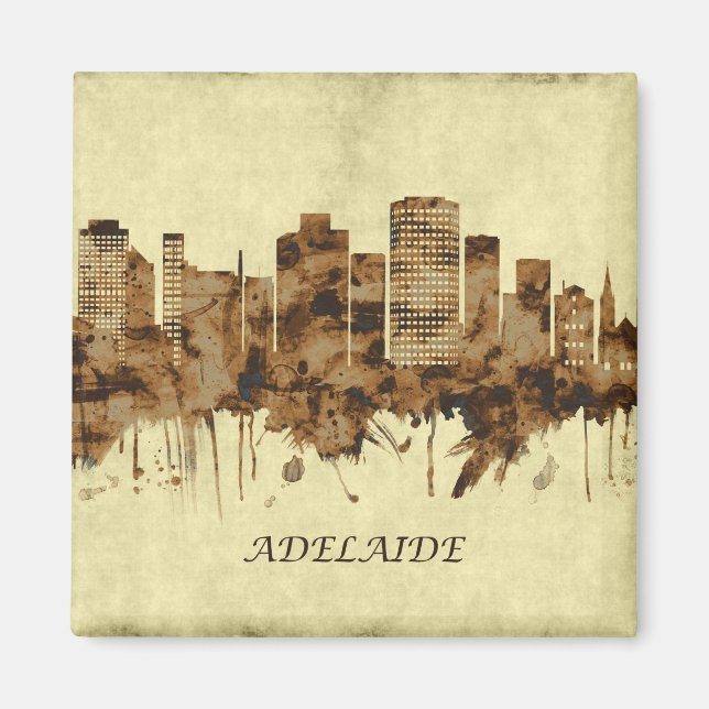 Imán Adelaide Australia Cityscape (Frente)