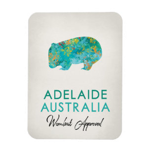 Imán Adelaide Australia Wombat