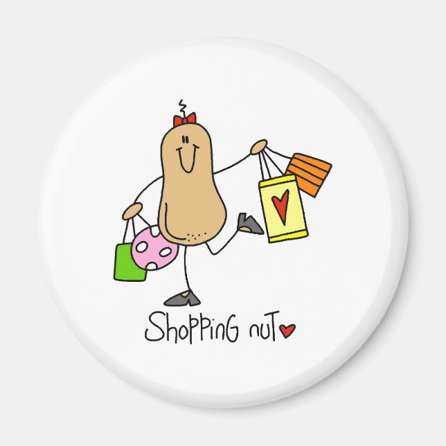 Imán Adicto a las Compras (Frente)
