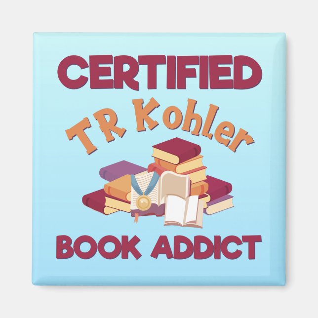 Imán Adicto certificado al libro de TR Kohler (Frente)