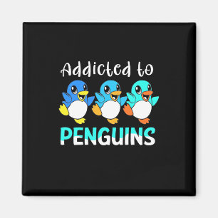 Imán Adictos A Los Pingüinos