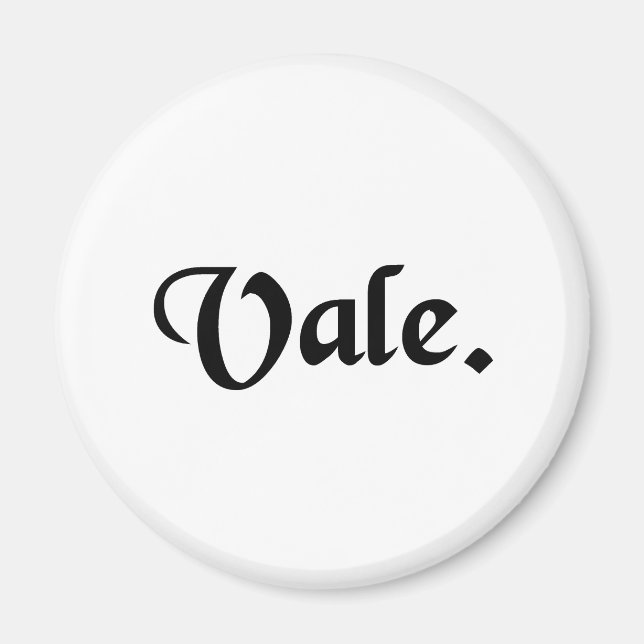 Imán Adiós. (Frente)