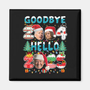 Imán Adiós 2024 Hola 2025 Trump Joe Biden Kamala Ha