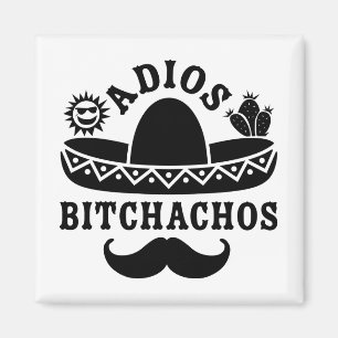 Imán Adios Beaches Funny Cita