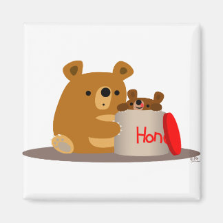 Imán ¡Adiós, cariño! Cute Personalizado Bears Magnet