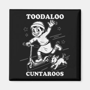 Imán Adiós cuntaroos scooter divertido chica descarada