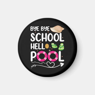 Imán Adiós escuela hola piscina último día de escuela