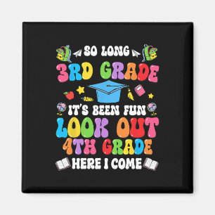 Imán Adiós graduación de 3er grado, 4to grado aquí voy