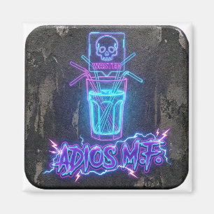 Imán Adiós MF Neon Party Shot