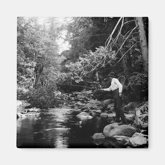 Imán Adirondack Fly Fishing (Frente)