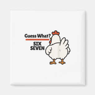 Imán Adivinanza Divertida Pollo 67 Seis Siete Meme