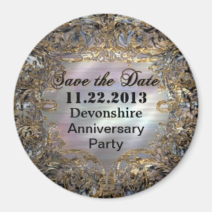 Imán Adley Save the Date Magnet