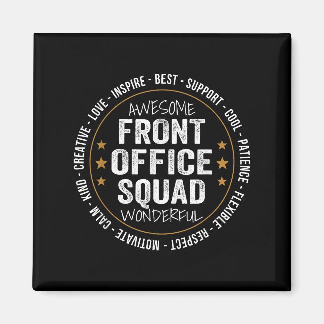 Imán Administrador Istant Funny Front Office Squad Scho (Frente)