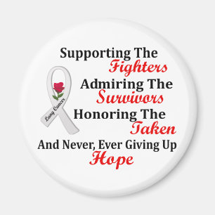 Imán Admiración favorable honrando el CÁNCER de PULM