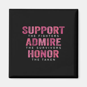 Imán Admire el apoyo al cáncer y honre las advertencias
