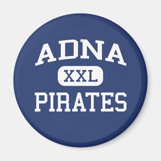 Imán Adna - Piratas - Senior - Adna Washington (Frente)