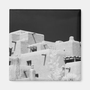 Imán Adobe Inn estilo Pueblo en Loretto, Santa Fe, New
