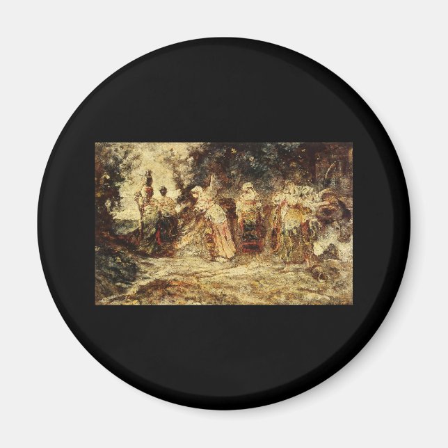 Imán Adolphe Monticelli En El Pozo (Frente)