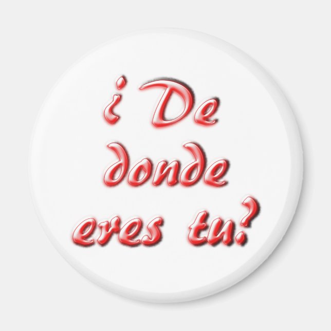 Imán ¿Adónde Vas? (Frente)