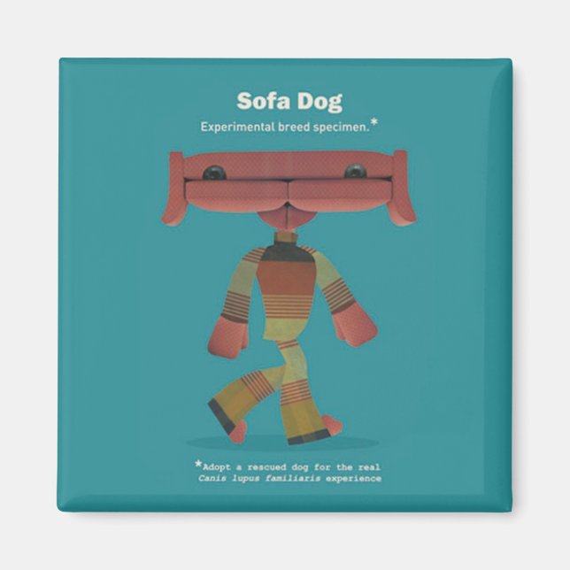 IMÁN ¡ADOPTA UN PERRO RESCATADO! (Frente)