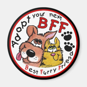 Imán Adoptar su próximo BFF