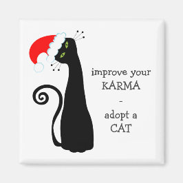 Imán Adoptar un gato