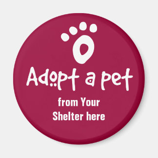 Imán Adoptar un Mascota de refugio