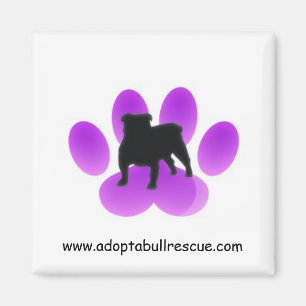 Imán Adoptar-uno-toro, rescate inglés del bulldog