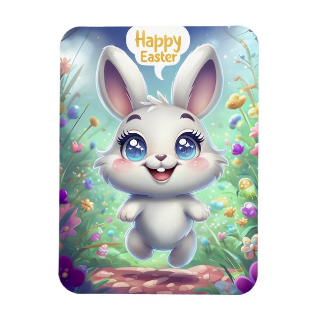 Imán Adorable Bunny Easter Magnet (Vertical)
