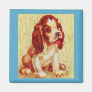 Imán adorable cachorro beagle