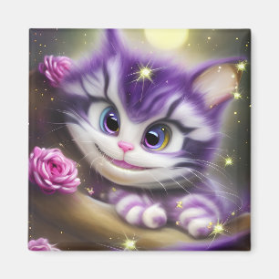 Imán Adorable Cheshire Kitten